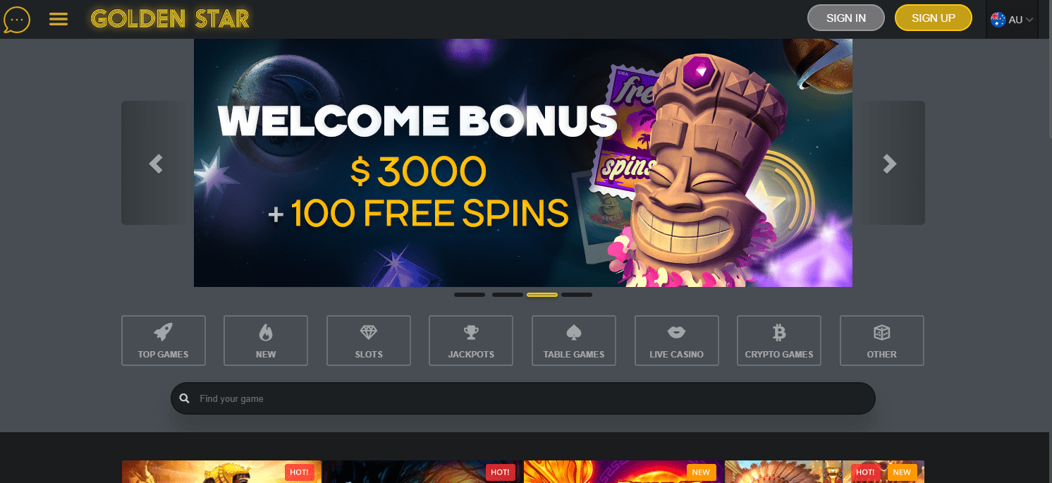 Golden Star online casino Australia