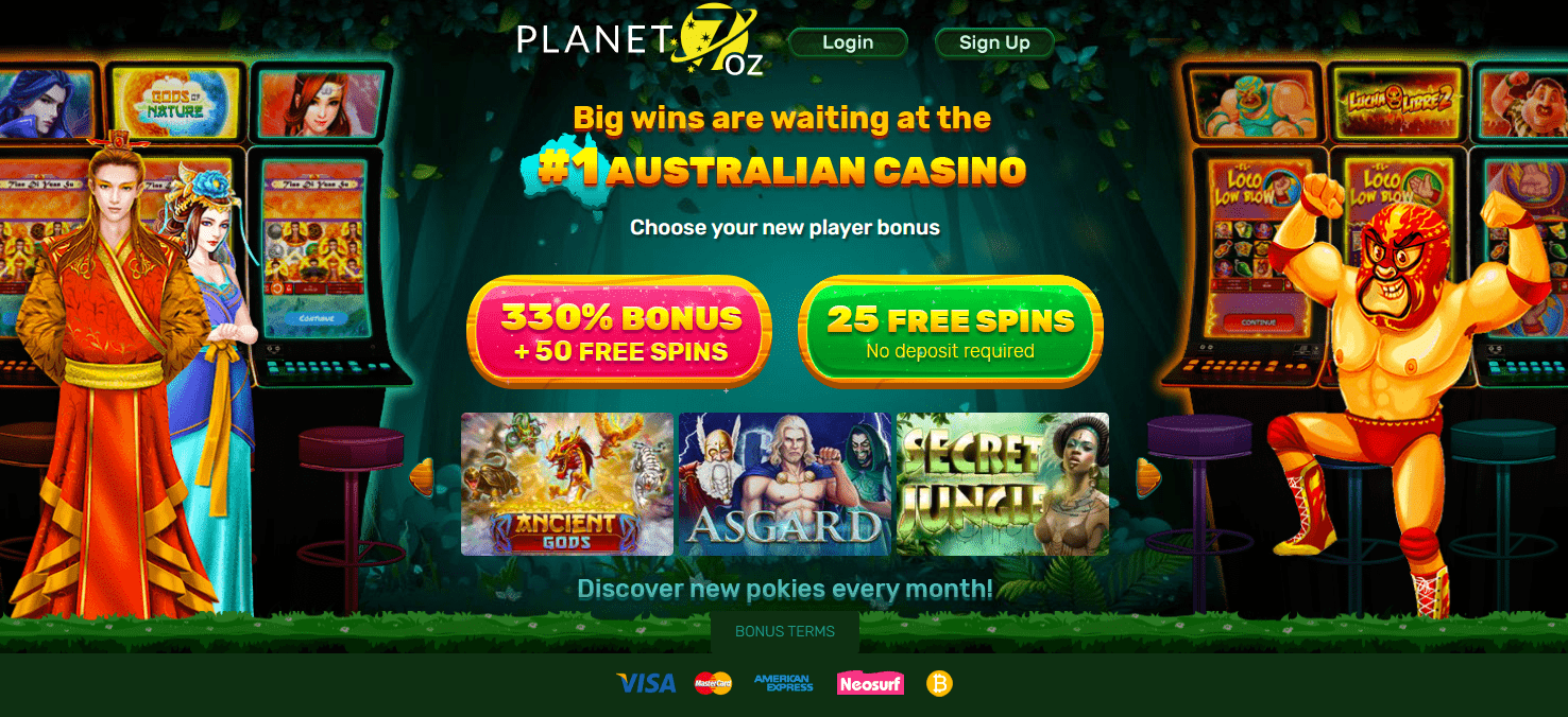 Planet 7 OZ online casino Australia