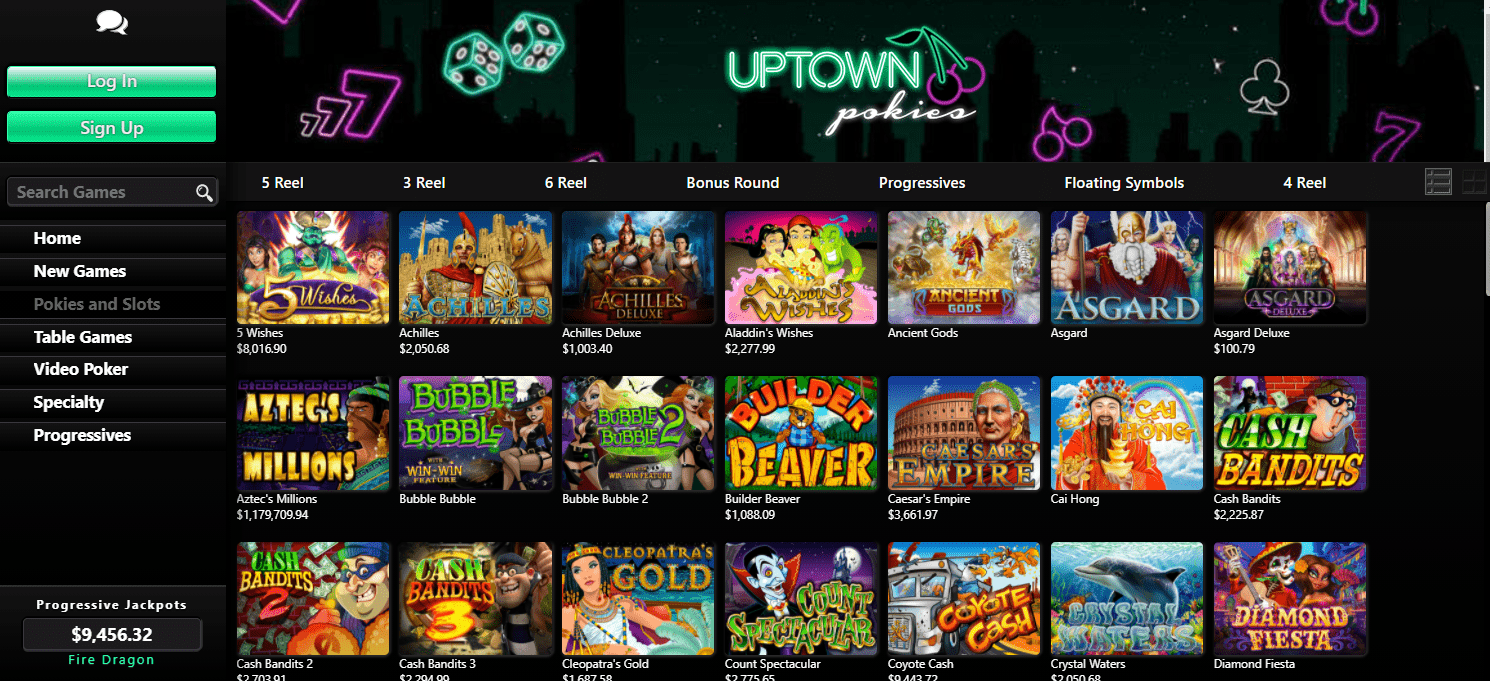 Uptown Aces online casino Australia