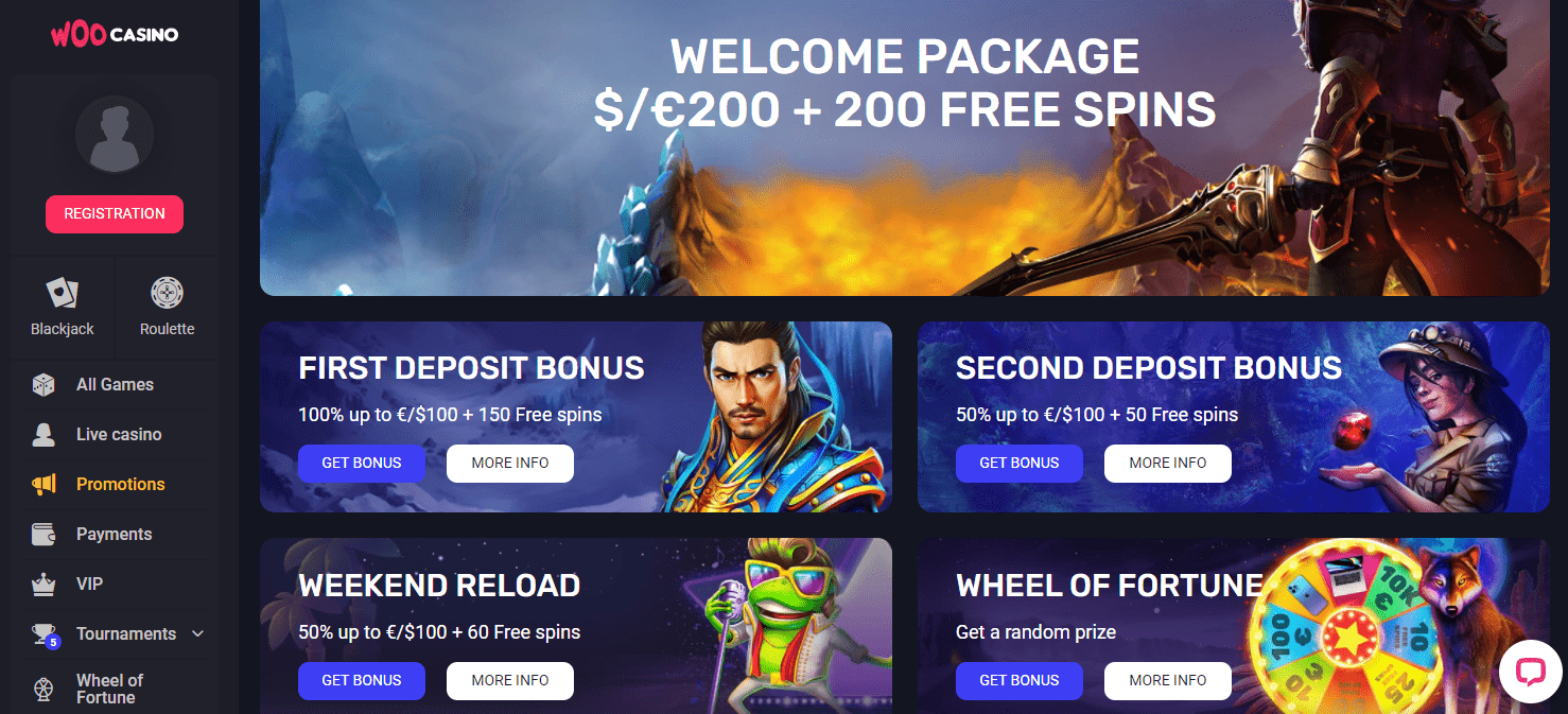 woo casino no deposit bonus australia