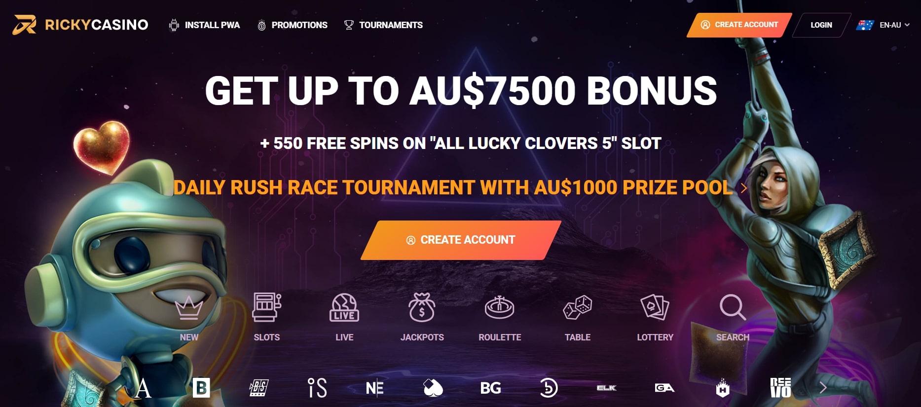 Ricky Casino Australian Online Casino Real Money