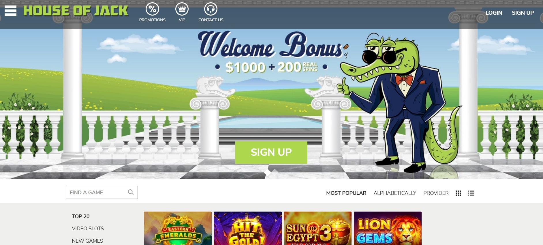 House of Jack Casino Australia Claim A1000 Bonus