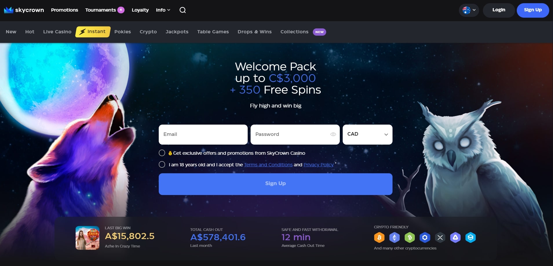 SkyCrown Gambling enterprise $step 3,000 + 350 Spins