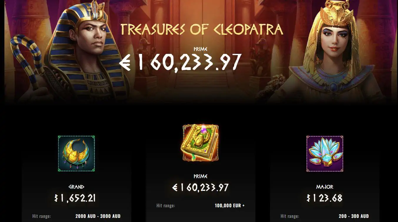 Cleopatra Casino Jackpot